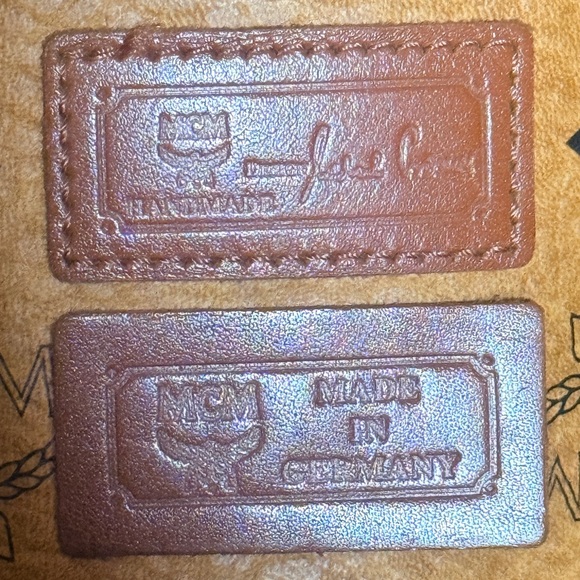 MCM Cognac Visetos Shoulder Bag - Picture 6 of 10